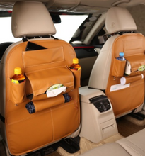 Load image into Gallery viewer, Car Seat Back Organizer Foldable Table Tray Bag