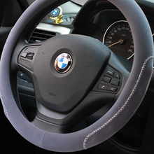 Load image into Gallery viewer, Car plush steering wheel cover