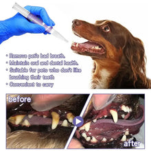 Load image into Gallery viewer, Pet Oral Repair Gel Tooth Repair Teeth Brushing Cleaner Natural Dogs Cats Toothpaste Gel Kitten Puppy Breath Freshener Supplies