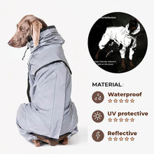 Load image into Gallery viewer, Reflective Pet Dog Jumpsuit Waterproof Raincoat Sunscreen Dog Outdoor Clothes Jacket for Small Medium Large Dog Pet Supplies