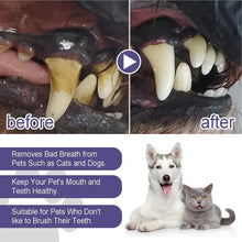 Load image into Gallery viewer, Pet Oral Repair Gel Tooth Repair Teeth Brushing Cleaner Natural Dogs Cats Toothpaste Gel Kitten Puppy Breath Freshener Supplies