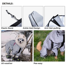 Load image into Gallery viewer, Reflective Pet Dog Jumpsuit Waterproof Raincoat Sunscreen Dog Outdoor Clothes Jacket for Small Medium Large Dog Pet Supplies