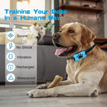 Load image into Gallery viewer, Pet Dog anti Barking Device USB Rechargeable Dogs Training Collar Ultrasonic Stop Barking Vibration anti Bark Collar